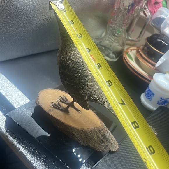 Hand Carved Hand Painted Fine Collection Wood Decoy Shore Bird Vintage - Picture 8 of 9